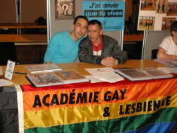 Stand de l'Acad&eacute;mie au Printemps des assoces 2006