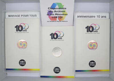 Médaille des 10 ans du Mariage pour Tous Médaille 10 ans du Mariage pour Tous