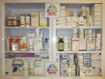Collection de médicaments contre le SIDA VIH Collection de médicaments contre le VIH SIDA