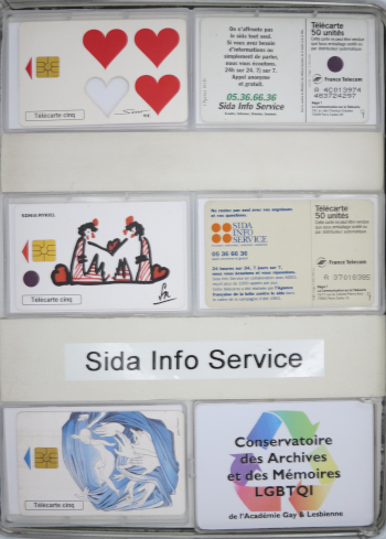 Collection cartes t&eacute;l&eacute;phone Sida Info Service