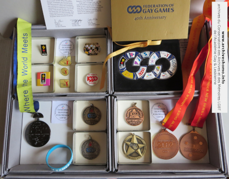 Collection de Médailles des Gay Games