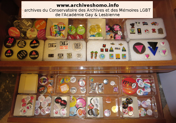 Collection de Badges et Pins LGBTQI