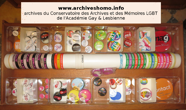 Collection de Pins - Badges - Bracelets LGBTQI