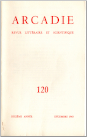 Arcadie n° 120 : décembre 1963 Arcadie n° 120 : décembre 1963